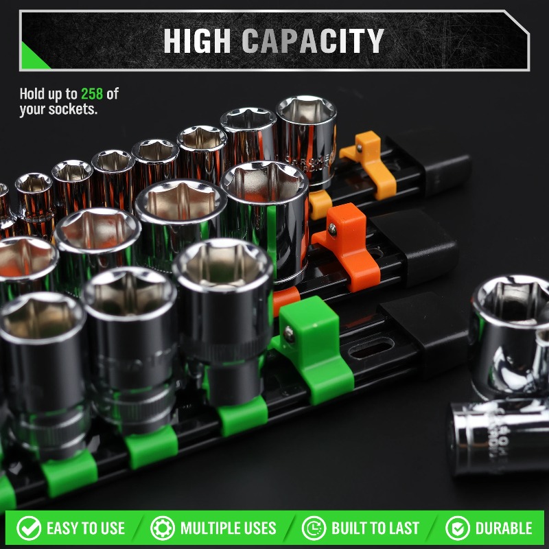 18-Piece Socket Organizer Set  - Tool Chest Cabinet recension och pris