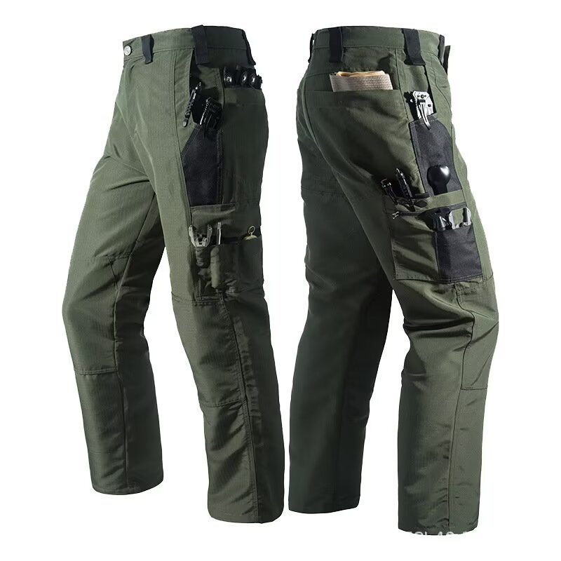 Men Multi Pocket Work Cargo Pa - Workshop Tools And Safety recension och pris