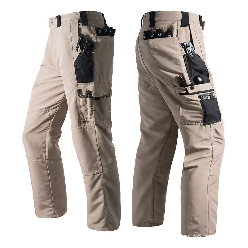 Men Multi Pocket Work Cargo Pa - Workshop Tools And Safety recension och pris
