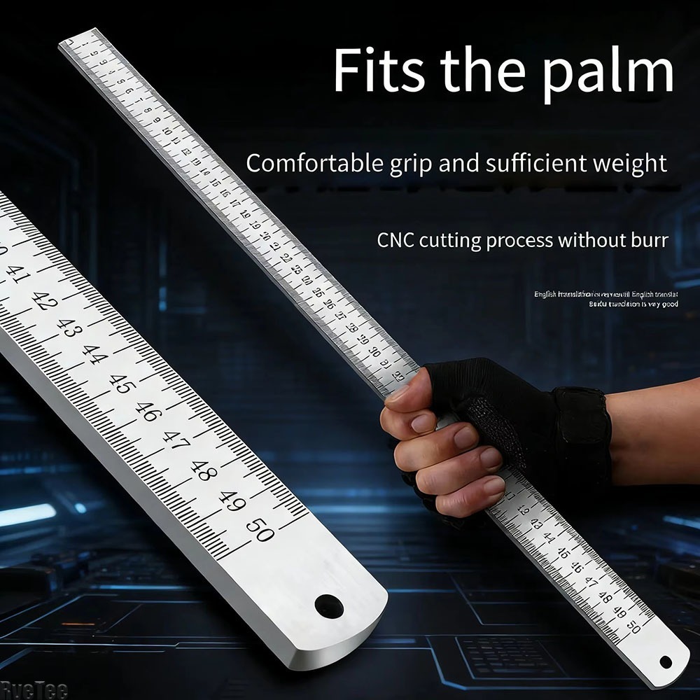 5mm Thick Stainless Steel Rule - Workshop Tools And Safety recension och pris