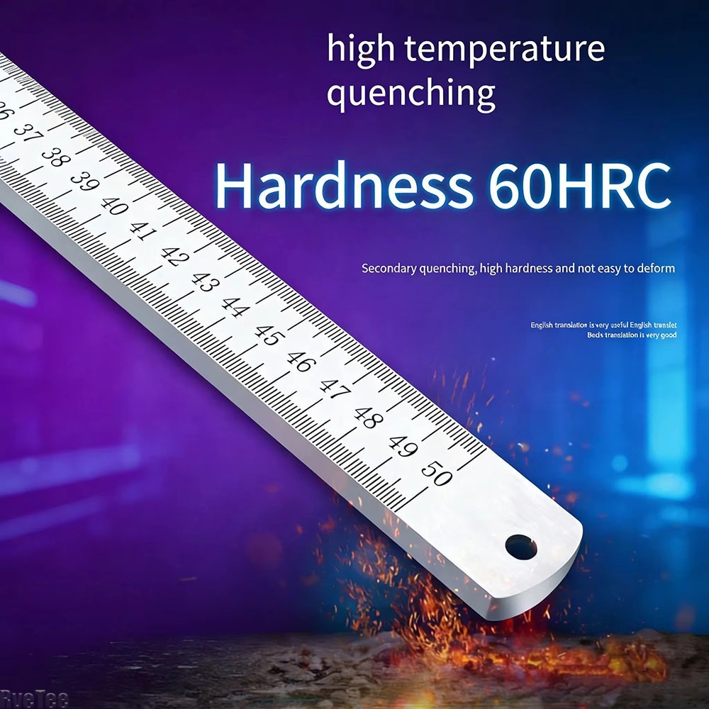 5mm Thick Stainless Steel Rule - Workshop Tools And Safety recension och pris