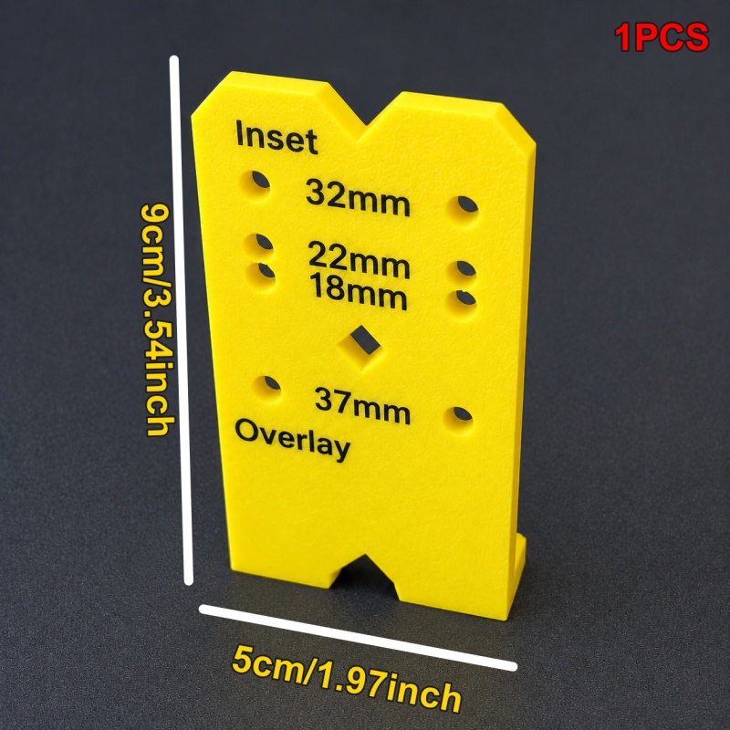 Hinge Mounting Plate Template  - Workshop Tools Locations recension och pris
