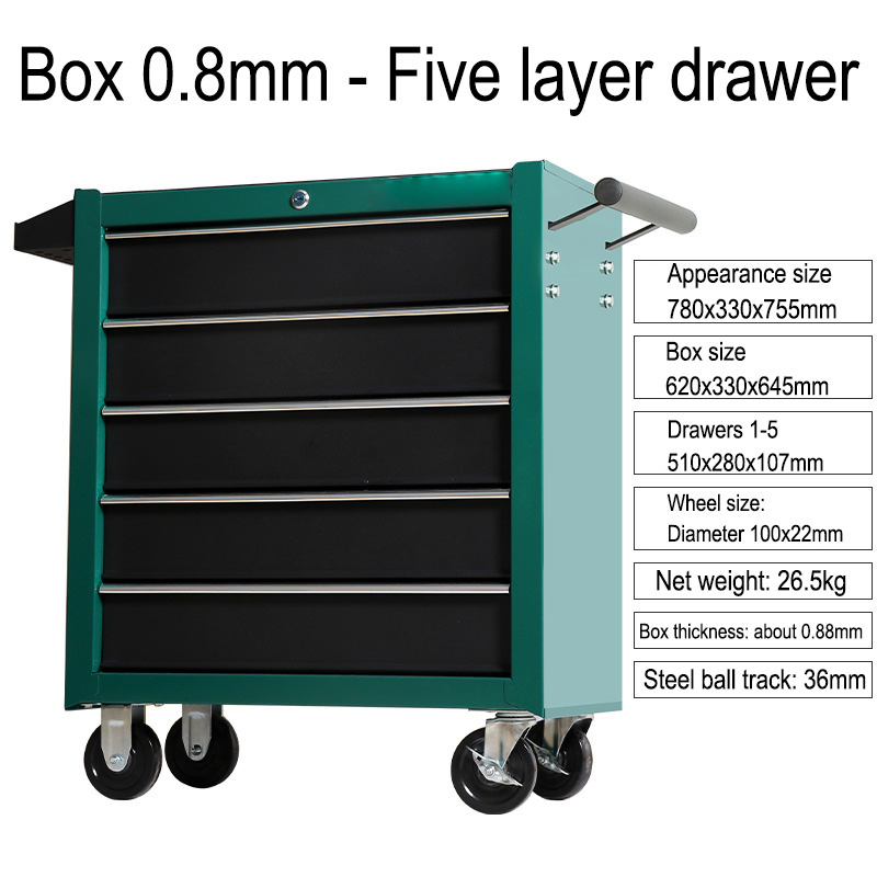 5 Drawer Storage Tool Box Trol - Special Workshop Tools recension och pris
