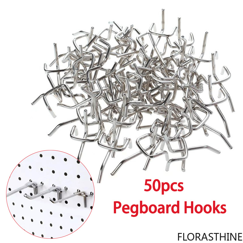 50PCS Peg Board Hooks Pegboard - Workshop Tools Store recension och pris